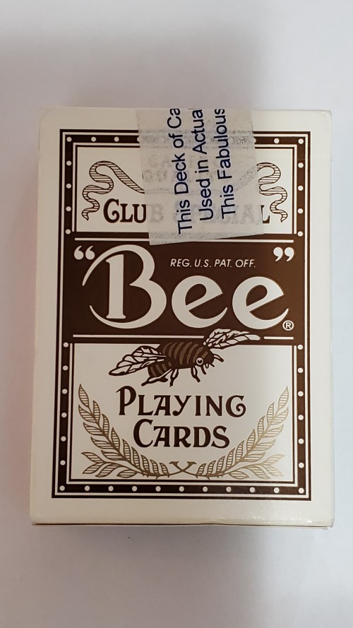 Las Vegas Official Bee Playing Cards, front of the deck, Golden Nugget Casino